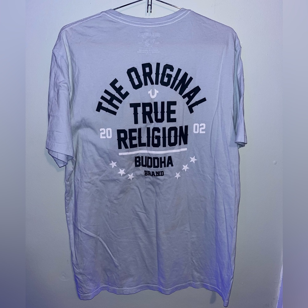 Mens Blue True Religion T-Shirt